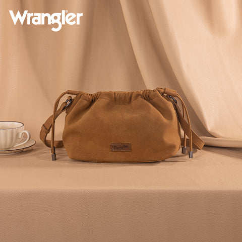 WG227-602  Wrangler Drawstring Small Crossbody Bag - Yellow