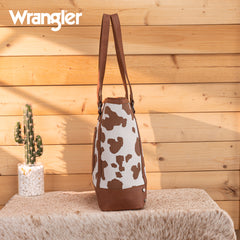 WG301-2002  Wrangler Cow Print Tote