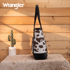 WG301-2002  Wrangler Cow Print Tote