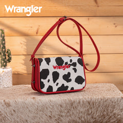 WG301-1833  Wrangler Cow Print  Crossbody