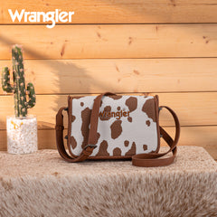WG301-1833  Wrangler Cow Print  Crossbody
