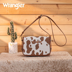 WG301-1833  Wrangler Cow Print  Crossbody