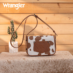 WG301-1833  Wrangler Cow Print  Crossbody