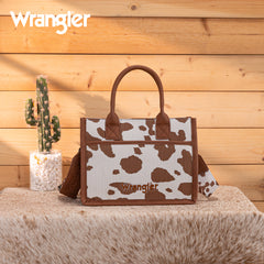 WG301-8120S   Wrangler Cow Print Tote/ Crossbody