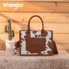 WG301-8120S   Wrangler Cow Print Tote/ Crossbody