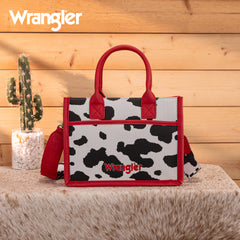 WG301-8120S   Wrangler Cow Print Tote/ Crossbody