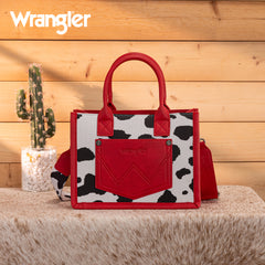 WG301-8120S   Wrangler Cow Print Tote/ Crossbody