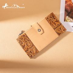 MWL-4203 Montana West Genuine Leather Bi-Fold Wallet/Card Organizer