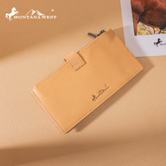 MWL-4203 Montana West Genuine Leather Bi-Fold Wallet/Card Organizer