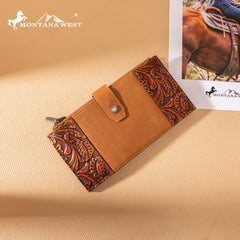 MWL-4203 Montana West Genuine Leather Bi-Fold Wallet/Card Organizer