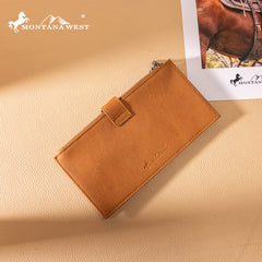 MWL-4203 Montana West Genuine Leather Bi-Fold Wallet/Card Organizer