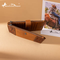MWL-4203 Montana West Genuine Leather Bi-Fold Wallet/Card Organizer