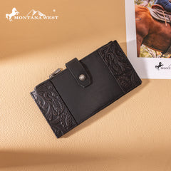 MWL-4203 Montana West Genuine Leather Bi-Fold Wallet/Card Organizer