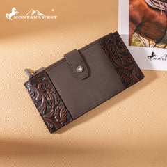MWL-4203 Montana West Genuine Leather Bi-Fold Wallet/Card Organizer
