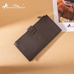 MWL-4203 Montana West Genuine Leather Bi-Fold Wallet/Card Organizer