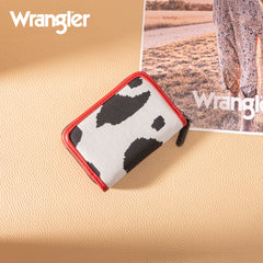 WG301-W083    Wrangler Cow Print Small Wallet