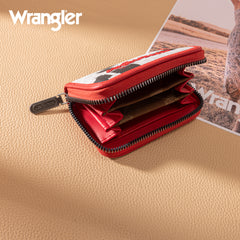 WG301-W083    Wrangler Cow Print Small Wallet