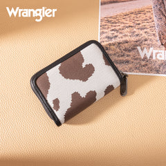 WG301-W083    Wrangler Cow Print Small Wallet
