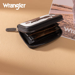 WG301-W083    Wrangler Cow Print Small Wallet