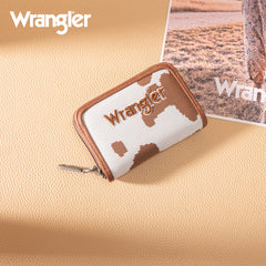 WG301-W083    Wrangler Cow Print Small Wallet