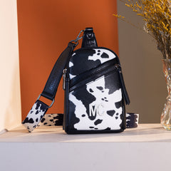 MC-3354  Milan Chiva  Sling Bag/Crossbody/Chest Bag -Black