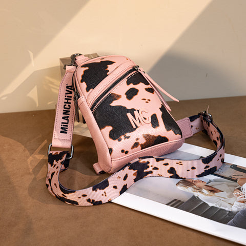 MC-3354  Milan Chiva  Sling Bag/Crossbody/Chest Bag -Pink