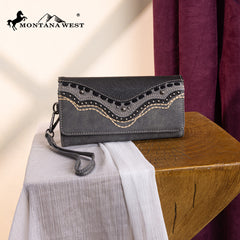 MW1340-W002 Montana West Embossed Collection Wallet