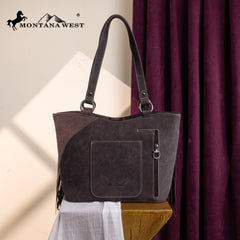 MW1340G-8317 Montana West Fringe Collection Concealed Carry Tote