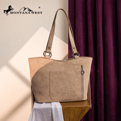 MW1340G-8317 Montana West Fringe Collection Concealed Carry Tote