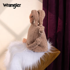 WG266-8015  Wrangler Sherpa Aztec Sherpa Small Tote/Crossbody - Tan