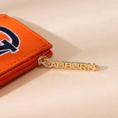 NC-AU021OR  Auburn University Tigers Zip Card Case-Orange