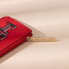 NC-TTU021RD University of Texas Tech Red Raiders Zip Card Case-Red