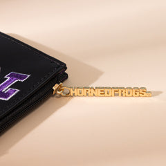NC-TCU021BK  Texas Christian University Horned Frogs Zip Card Case-Black