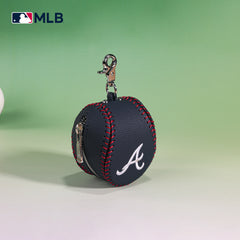 MLB-AB 108   MLB Atlanta Braves Team Key Chain Pouch