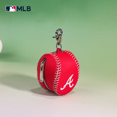 MLB-AB 108   MLB Atlanta Braves Team Key Chain Pouch