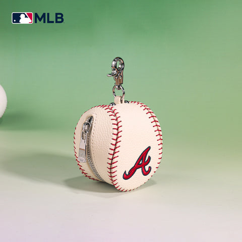 MLB-AB 108   MLB Atlanta Braves Team Key Chain Pouch