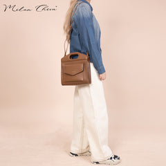 MC-537 Milan Chiva Top Handle Carry Tote/Crossbody