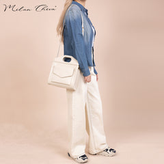 MC-537 Milan Chiva Top Handle Carry Tote/Crossbody