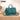 WG292-5110TQ Wrangler Horseshoe Cutout Duffle/Crossbody - Turquoise