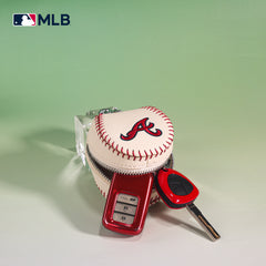 MLB-AB 108   MLB Atlanta Braves Team Key Chain Pouch