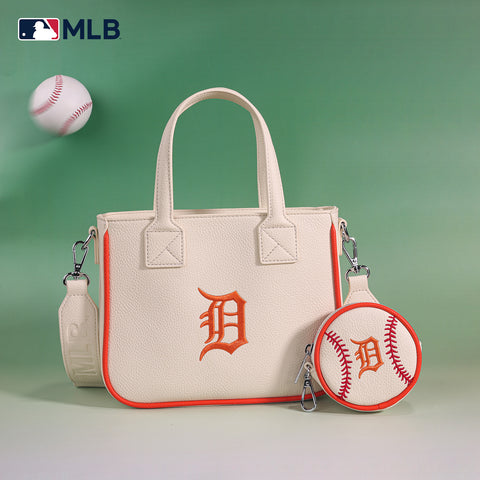 MLB-TG103  MLB Detroit Tigers Team Tote with Baseball Coin Pouch