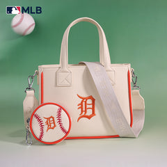 MLB-TG103  MLB Detroit Tigers Team Tote with Baseball Coin Pouch