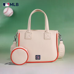 MLB-TG103  MLB Detroit Tigers Team Tote with Baseball Coin Pouch