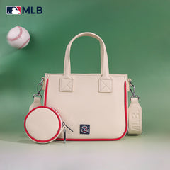 MLB-LAA103 MLB Los Angeles Angels Team Tote/Crossbody with Baseball Coin Pouch