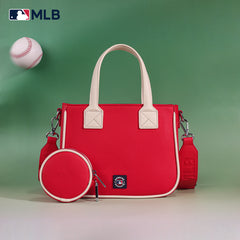 MLB-LAA103 MLB Los Angeles Angels Team Tote/Crossbody with Baseball Coin Pouch