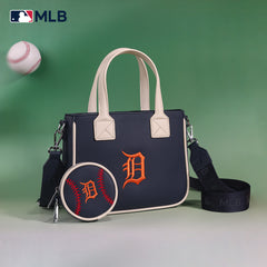 MLB-TG103  MLB Detroit Tigers Team Tote with Baseball Coin Pouch
