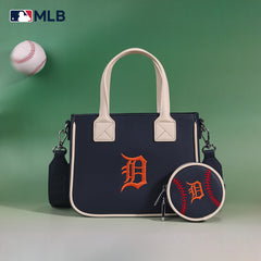 MLB-TG103  MLB Detroit Tigers Team Tote with Baseball Coin Pouch
