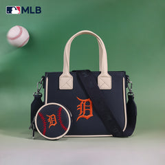MLB-TG103  MLB Detroit Tigers Team Tote with Baseball Coin Pouch