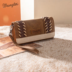WG217-C018 Wrangler Southwestern Print  Wallet/Wristlet/Crossbody