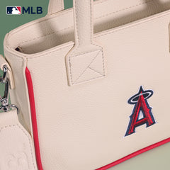 MLB-LAA103 MLB Los Angeles Angels Team Tote/Crossbody with Baseball Coin Pouch